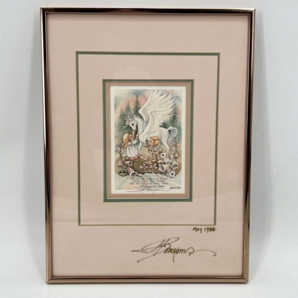 Jody Bergsma Hand Signed Numbered Print Beautiful Dreamkeeper Matted 268/7500